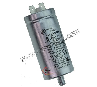 23090015 Condensateur permanent 8,5MF 450V 5,80 €