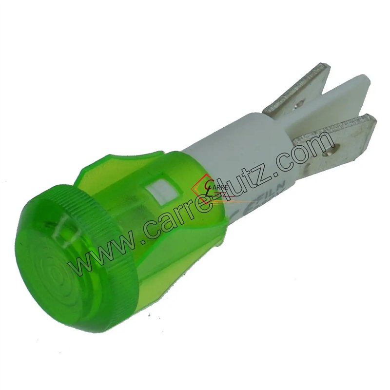 Voyant vert diamètre 10 mm 230V