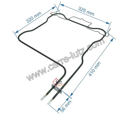 20390048  C00526533 - Résistance de sole 1150W de four Ariston Indesit 11,70 €