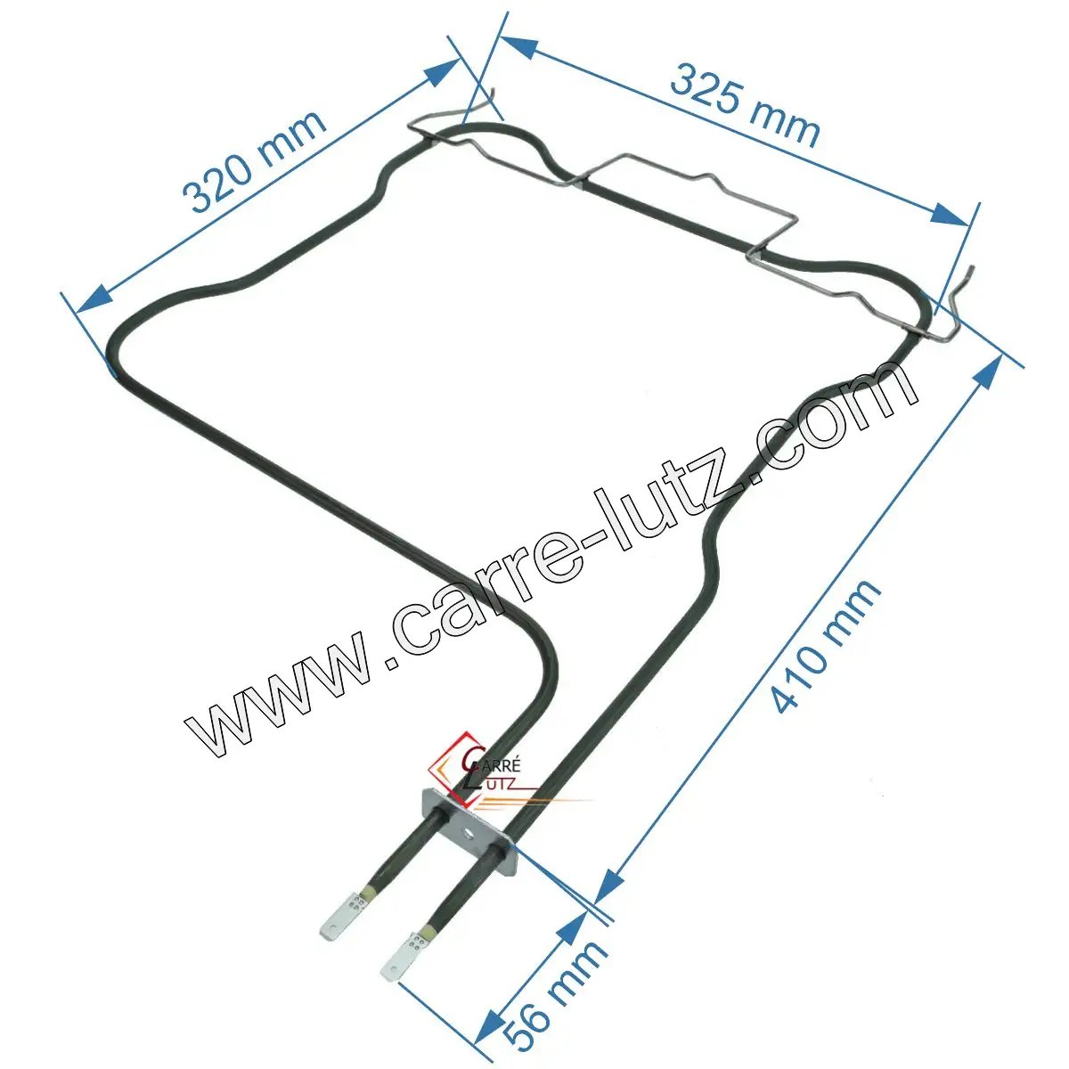 20390048  C00526533 - Résistance de sole 1150W de four Ariston Indesit 11,70 €