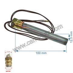70390033  Résistance 240W 12,5 mm 3/8 gaz longueur 100 mm de poêle à pellet  46,50 €