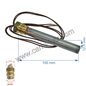 Résistance 240W 12,5 mm 3/8 gaz longueur 100 mm de poêle à pellet 