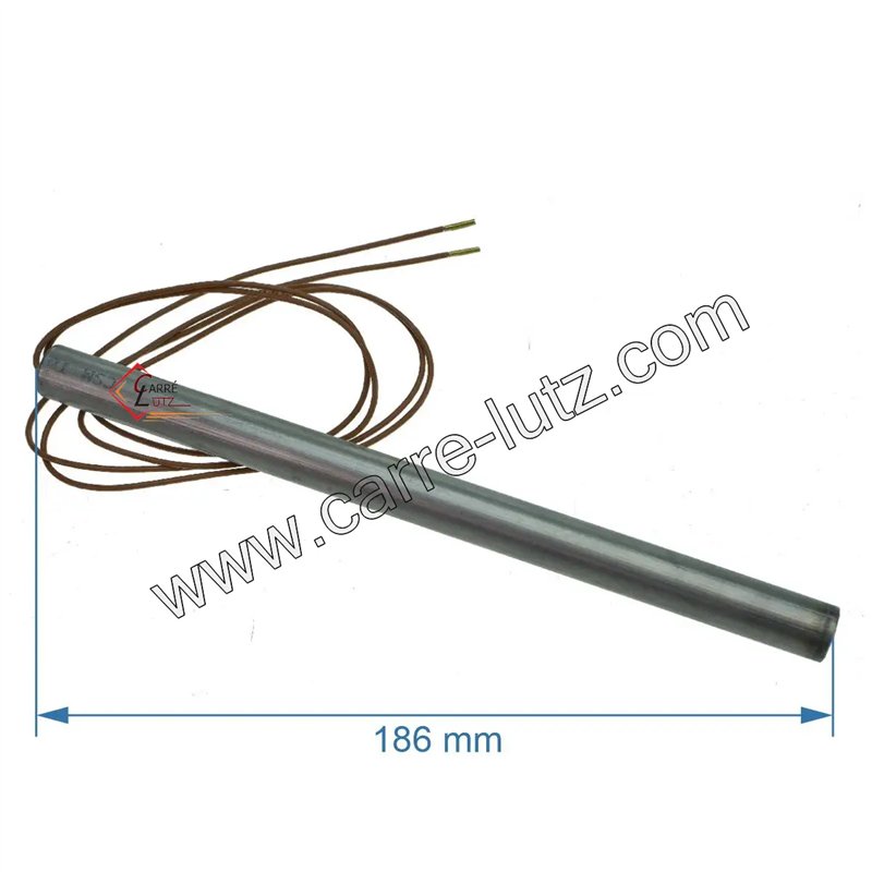 Résistance 400W 12,5 mm longueur 186 mm de poêle à pellet 