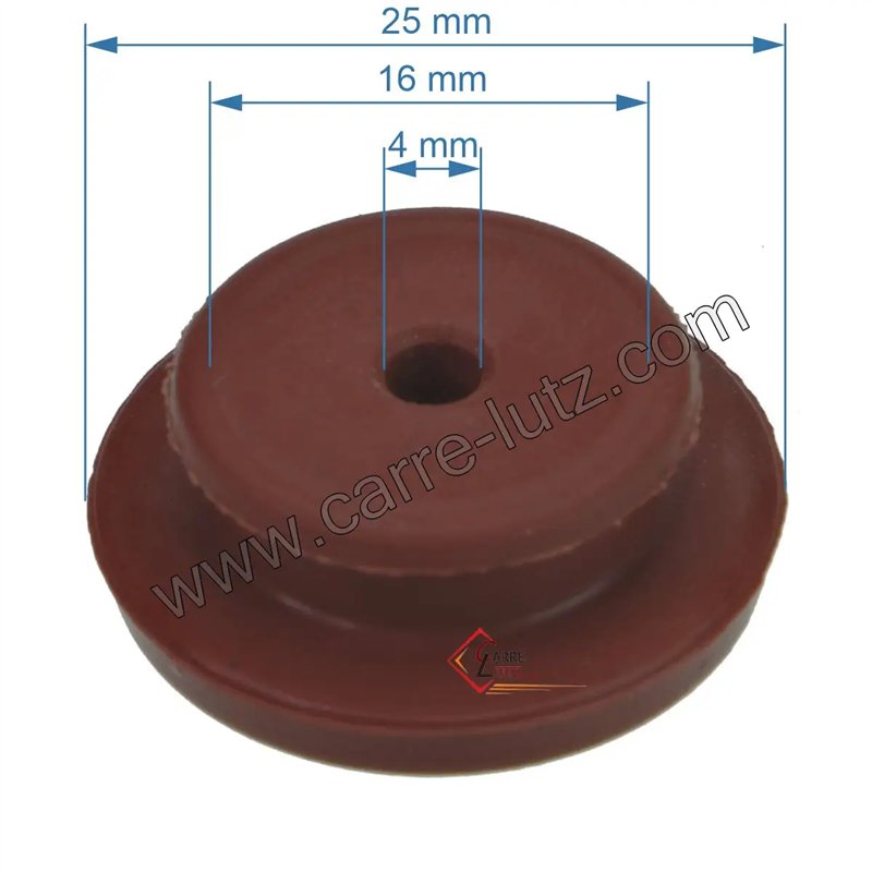 Caoutchouc porte-sonde fumées de poele à pellets