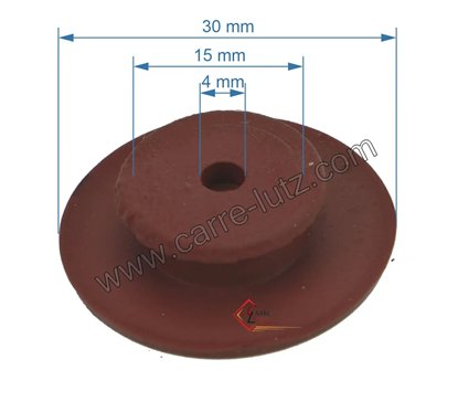 Caoutchouc porte-sonde fumées de poele à pellets