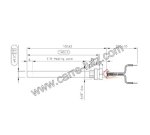 703980  41451209600 - Résistance 350W 9,5 mm longueur 140 mm de poêle à pellet MCZ 27,45 €