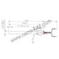 41451209600 - Résistance 350W 9,5 mm longueur 140 mm de poêle à pellet MCZ