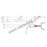 703980  41451209600 - Résistance 350W 9,5 mm longueur 140 mm de poêle à pellet MCZ 27,45 €