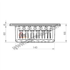 Pot bruleur ou creuset de foyer pour poele a granulé Karmek one