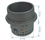 704440  Pot bruleur ou creuset de foyer pour poele a granulé Karmek one 66,00 €