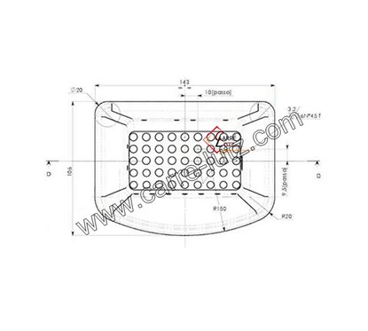 704442  Pot bruleur ou creuset de foyer pour poele a granulé Ravelli 126,80 €