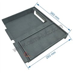 24361310100 - Coté gauche boite circulation de convecteur Godin 3101