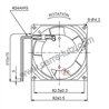 23190006  Ventilateur 18W 240V 00001308540 92x92x38 mm Godin Franco-Belge 31,50 €
