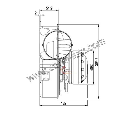 231112  Ventilateur extracteur de fumée RIC282 de poele a pellet Palazzetti 892609190 297,60 €