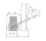 231505  Motoréducteur de vis sans fin de poêle à pellets 3 tour/minute 116,70 €