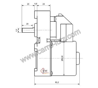 231561  Motoréducteur de vis sans fin 4 tour/minute Kenta de poele à pellet 100,40 €