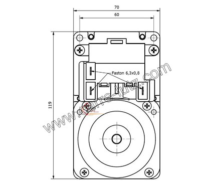 231561  Motoréducteur de vis sans fin 4 tour/minute Kenta de poele à pellet 100,40 €