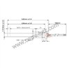 703915  Résistance 270W 9,9 mm longueur 130 mm de poêle à pellet 29,60 €