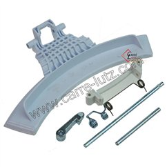 Poignée de hublot blanche 4055248019 de lave linge Electrolux 