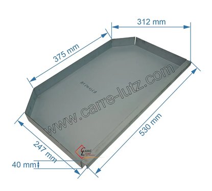 702268  Cendrier de foyer compatible avec Invicta Gaya Antaya Itaya - AT610136A 73,70 €