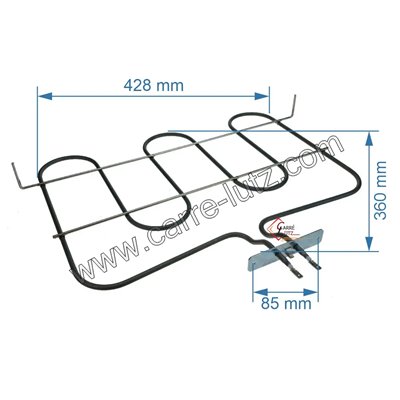 20390070  Résistance de sole 1600W 606108 606141 de four Bertazzoni La Germania 25,60 €