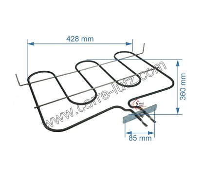 20390070  Résistance de sole 1600W 606108 606141 de four Bertazzoni La Germania 25,60 €