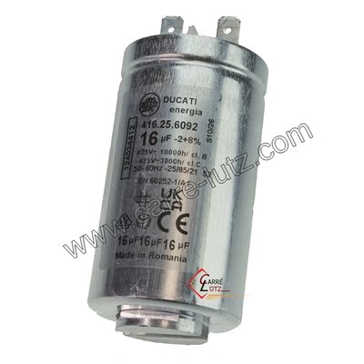 23090019  Condensateur permanent 12403446122 16 MF Ducati Electrolux 9,10 €