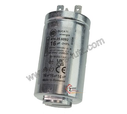 23090019  Condensateur permanent 12403446122 16 MF Ducati Electrolux 9,10 €