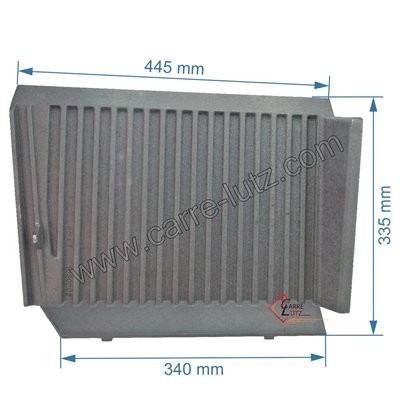 702731  Plaque latérale droite 00005240175001 de foyer de cuisinère 240175 Godin 151,30 €