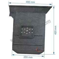 Plaque latérale arriere 00005240175003 de foyer de cuisinère 240175 Godin