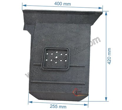 Plaque latérale arriere 00005240175003 de foyer de cuisinère 240175 Godin