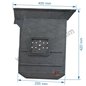 Plaque latérale arriere 00005240175003 de foyer de cuisinère 240175 Godin