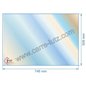 Vitre réfractaire Vitrocéramique 746x509x4 mm Non sérigraphié compatible avec Deville - P0051542