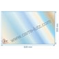 Vitre réfractaire Vitrocéramique 828x505x4 mm compatible avec Deville - P0048183
