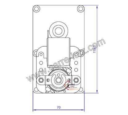 231506  Motoréducteur de vis sans fin de poêle à pellets 2 tour/minute 125,20 €