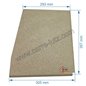 Plaque latérale droite en vermiculite Exoflam Plaque latérale droite en vermiculite Exoflam