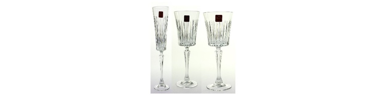 service de verre en cristal Timeless Blanc Cristal de Paris