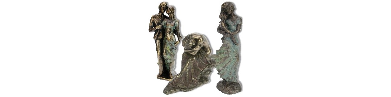 Sculpture en matériaux composite patiné bronze de Lluis Jorda
