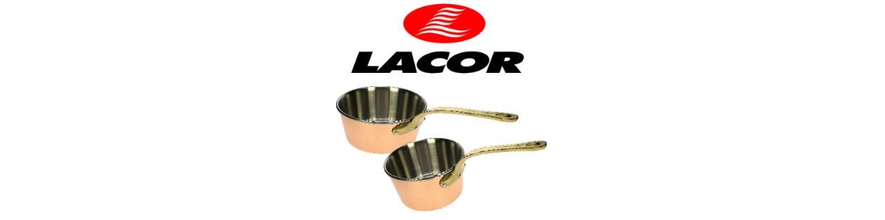 Série de casseroles Lacor, Batterie de cuisine Lacor Modèle CONIQUE CUIVRE