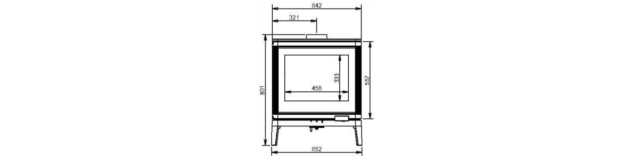 Poêle à bois Kazan GA 610443 Invicta