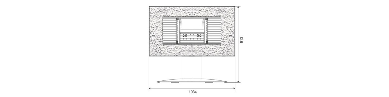 Poêle à bois Akan 611144 Invicta