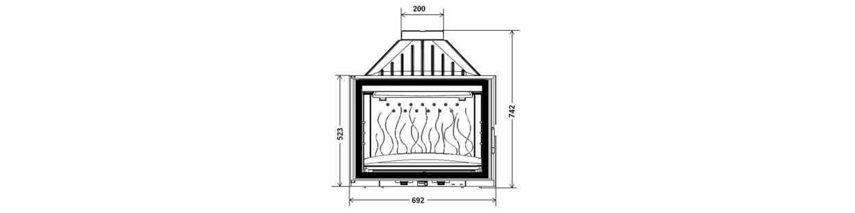 Foyer insert 700 GA 627043 Invicta