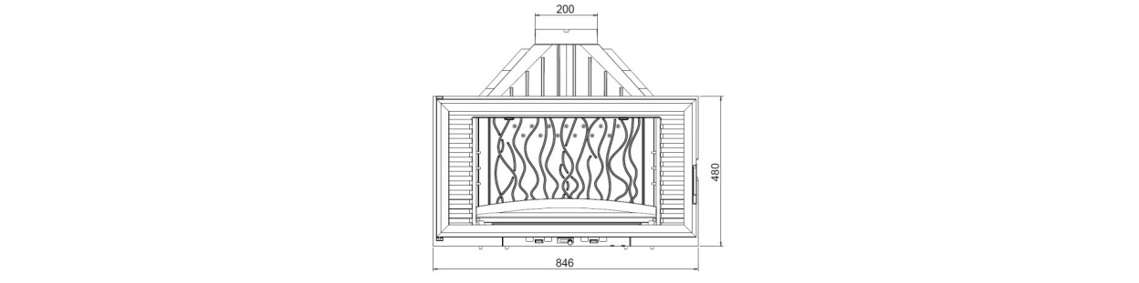 Foyer insert Horizontal 628444 Invicta