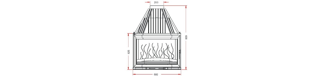 Foyer insert 700 Prismatique PL 637046 Invicta