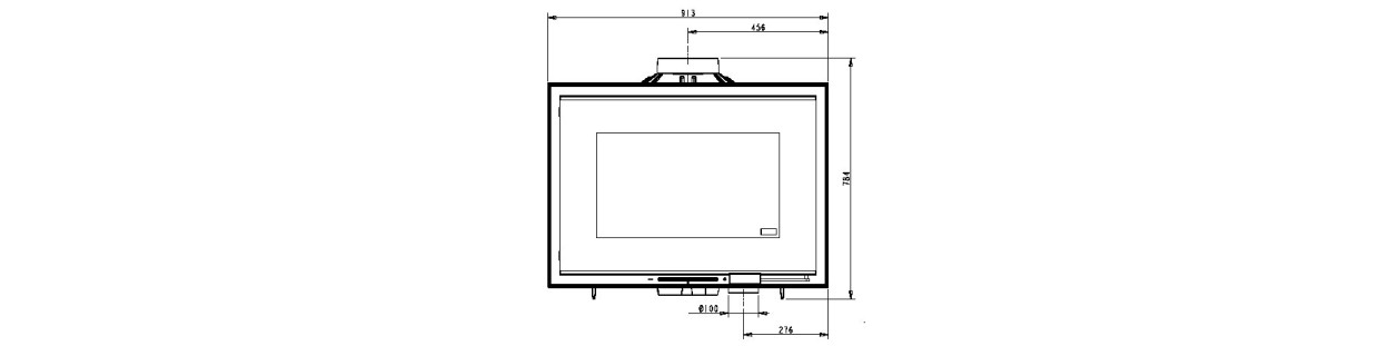 Foyer insert 900 air control 649043 Invicta