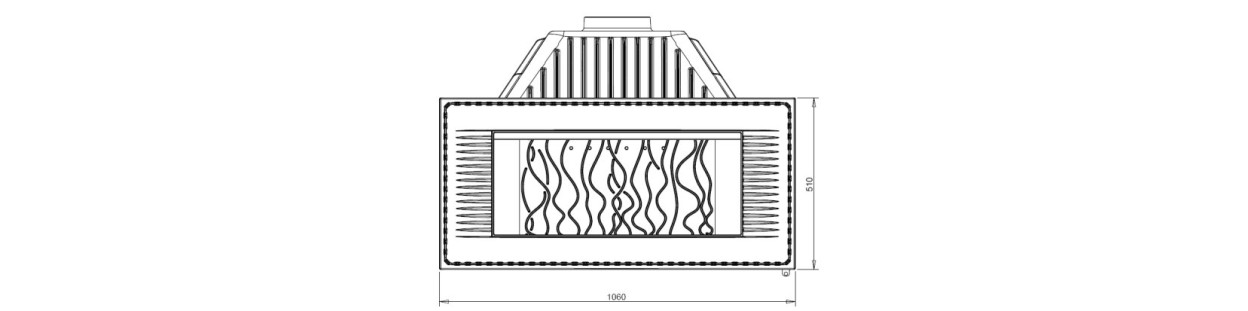 Foyer insert 1000 Cuir 652144 Invicta