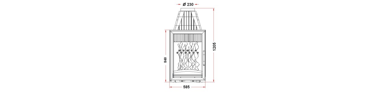 Foyer insert 2000 655044PC Invicta