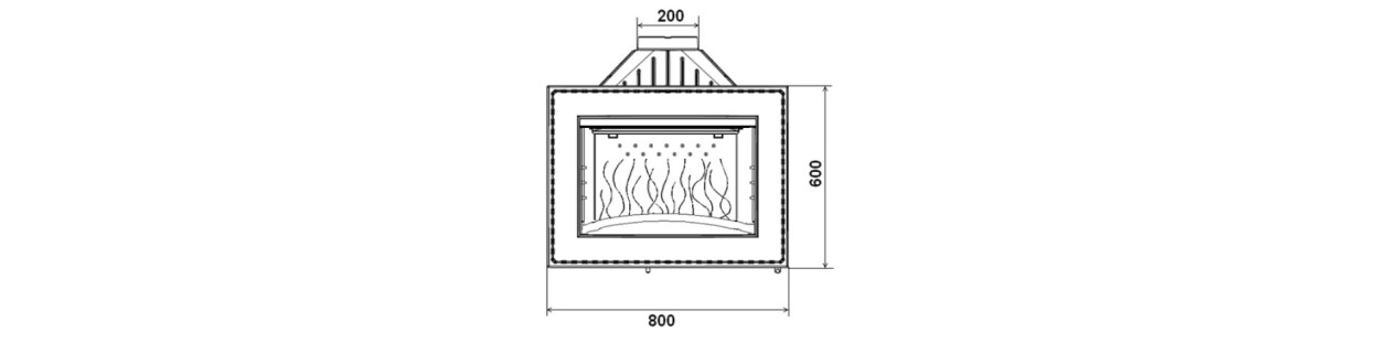 Foyer insert 800 Cuir 658144 Invicta