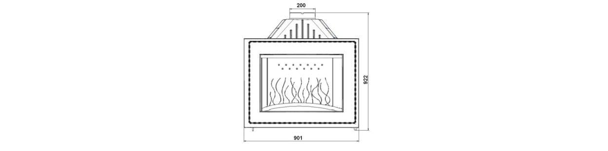 Foyer insert 900 Cuir 659144 Invicta