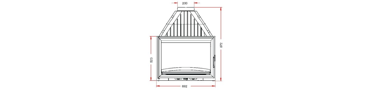 Foyer insert 700 double face 627844 Invicta